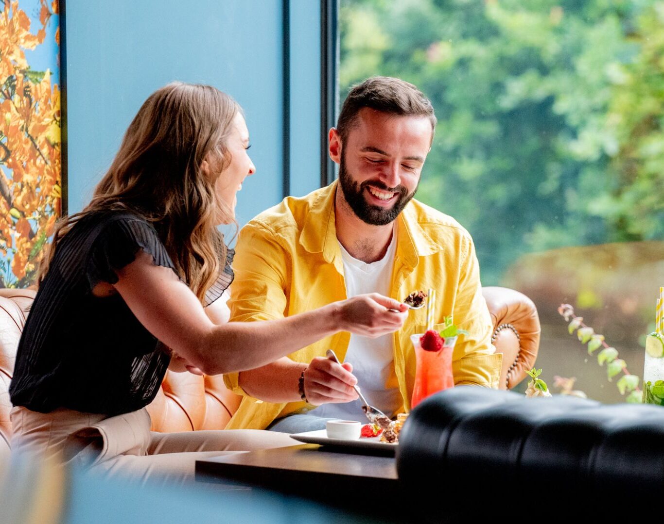 Riverside Autumn Breaks couple