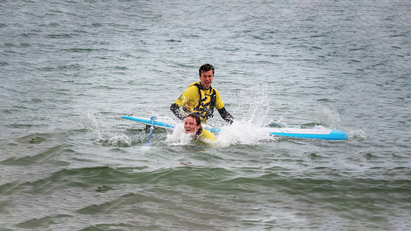 Riverside-Park-Hotel-Paddle Board Couple