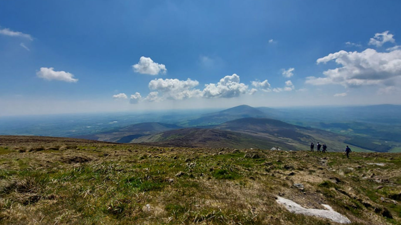 Blackrock Mountain taking in Mount Leinster