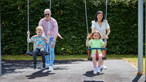 Family at the Playground